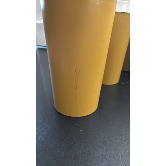 Set of 6 Harvest Gold Welded 10 oz. Tumbles,Insulated Vintage - Picture 5 of 5